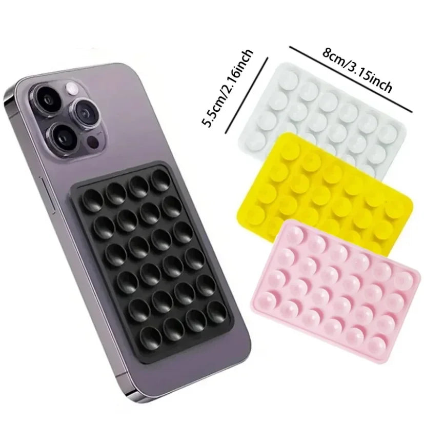 Silicone Suction Phone Holder — Stick-On Wall Mount for Shower, Kitchen & Car | Free UK Delivery
