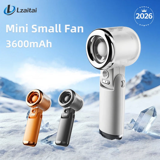 Portable Misting Fan — 3600mAh Foldable Spray Fan for Festivals, Beach & Summer | Free UK Delivery