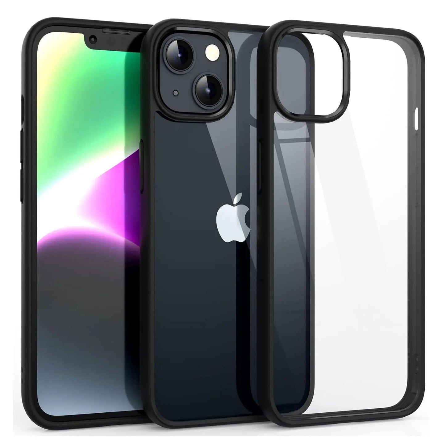 Clear Shockproof iPhone Case — Silicone Bumper, All Models | Free UK Delivery