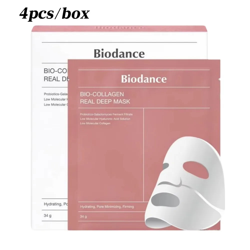 Korean Bio-Collagen Moisturizing Gel Mask | Retinol | Firming Enhance Skin Elasticity | Shrink | Pores Barrier | Repair Facial Glowing