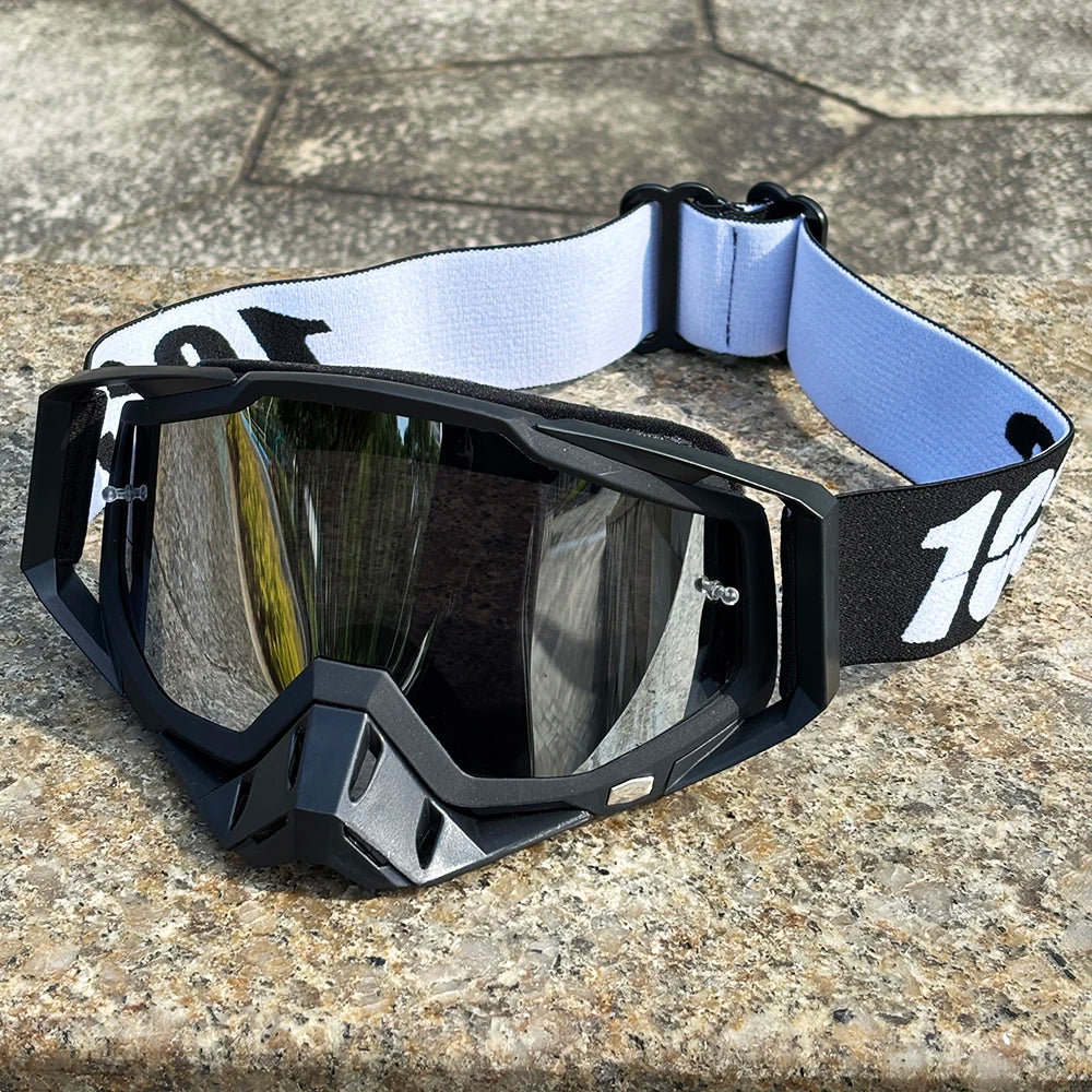 Motorcycle & Festival Goggles — UV400 Polycarbonate Motocross Cycling Glasses | Free UK Delivery