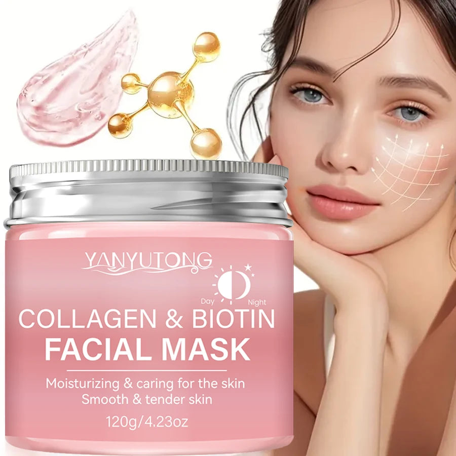 Bio-Collagen Overnight Gel Mask — Retinol Firming & Glass Skin K-Beauty | Free UK Delivery