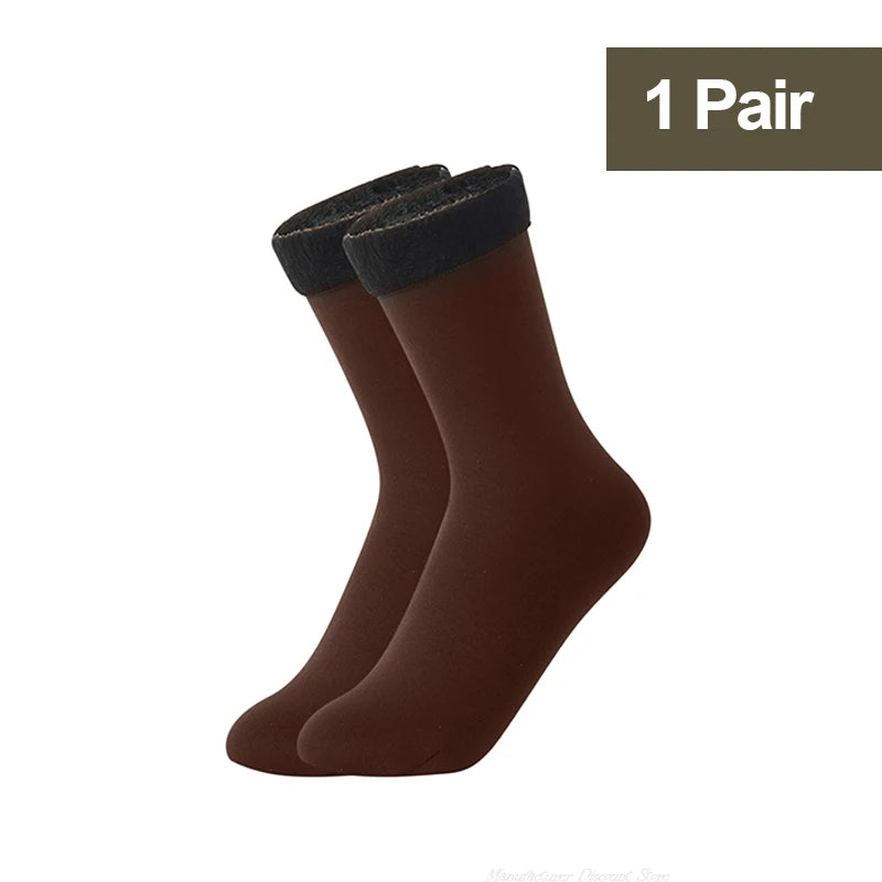 Thermal Fleece Socks for Women — Thick Cosy Winter Socks for Home, Boots & Snow