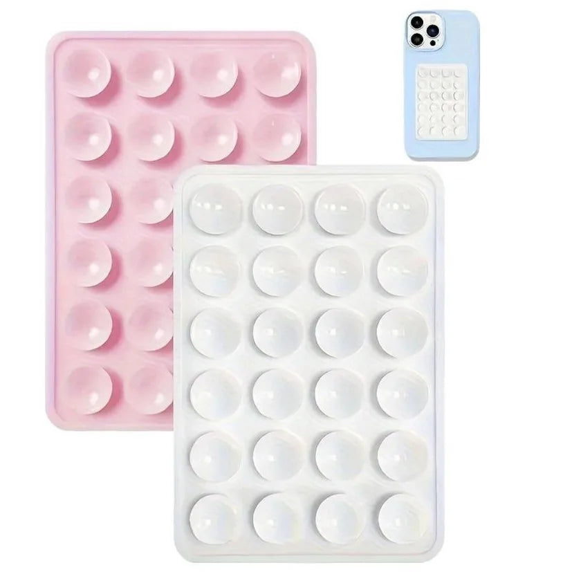 Silicone Suction Phone Holder — Stick-On Wall Mount for Shower, Kitchen & Car | Free UK Delivery