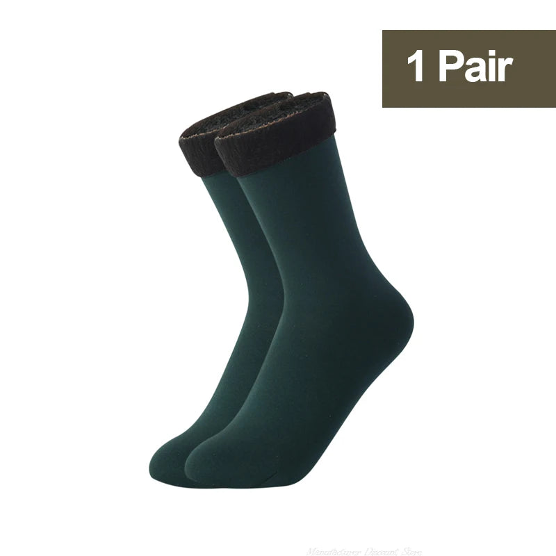 Thermal Fleece Socks for Women — Thick Cosy Winter Socks for Home, Boots & Snow