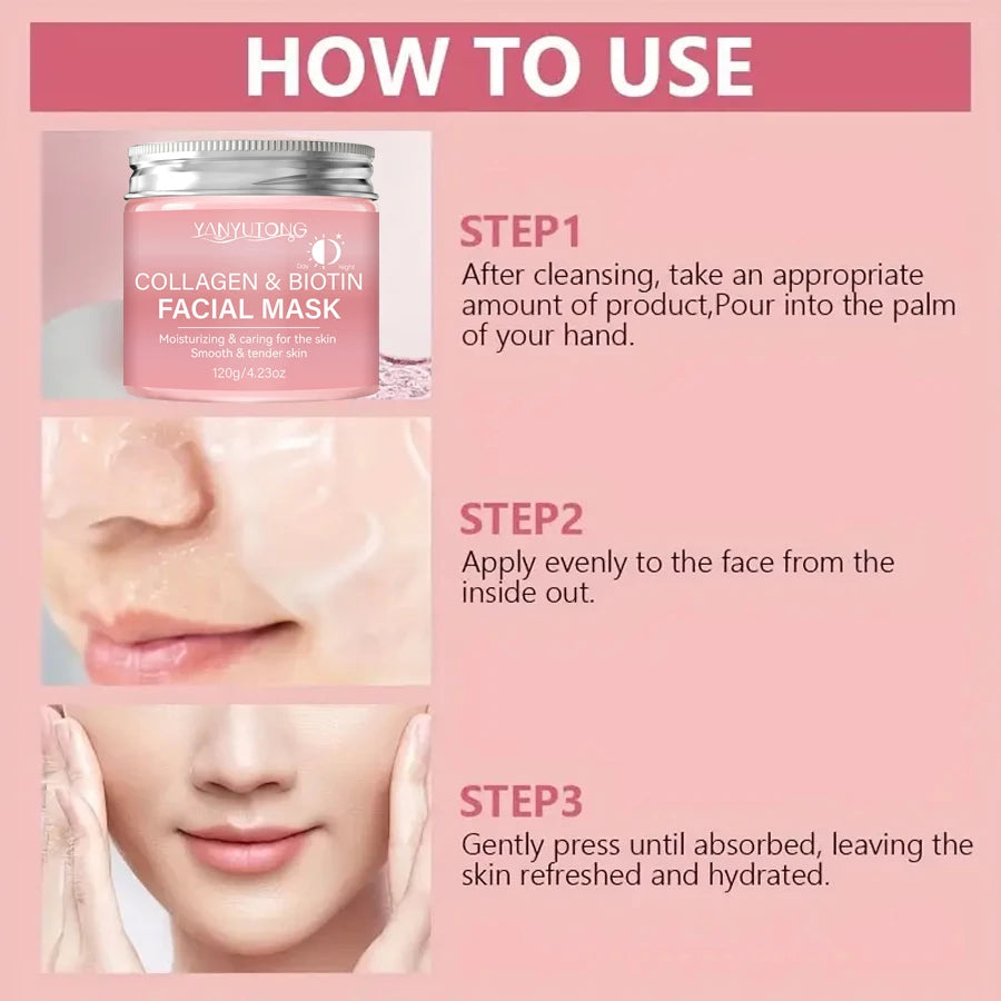 Bio-Collagen Overnight Gel Mask — Retinol Firming & Glass Skin K-Beauty | Free UK Delivery