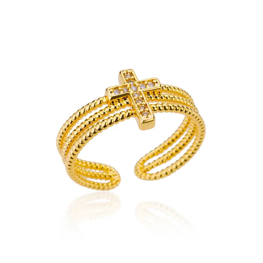 316L Stainless Steel Gold Ring — Never Fade Luxury Couples Ring | Free UK Delivery