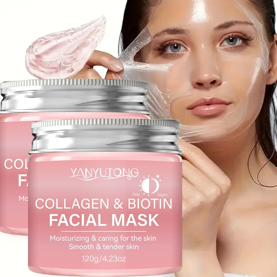 Bio-Collagen Overnight Gel Mask — Retinol Firming & Glass Skin K-Beauty | Free UK Delivery