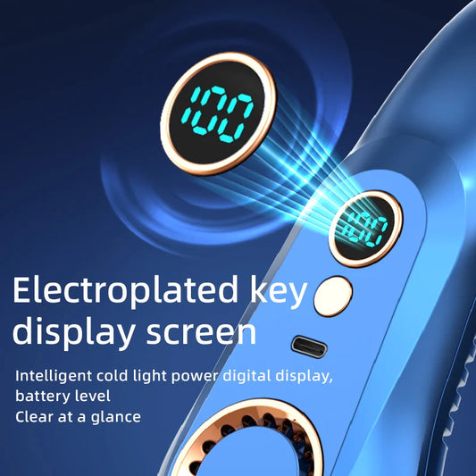 Bladeless Neck Fan — Hands-Free Cooling for Festivals, Commutes & Outdoors | Free UK Delivery