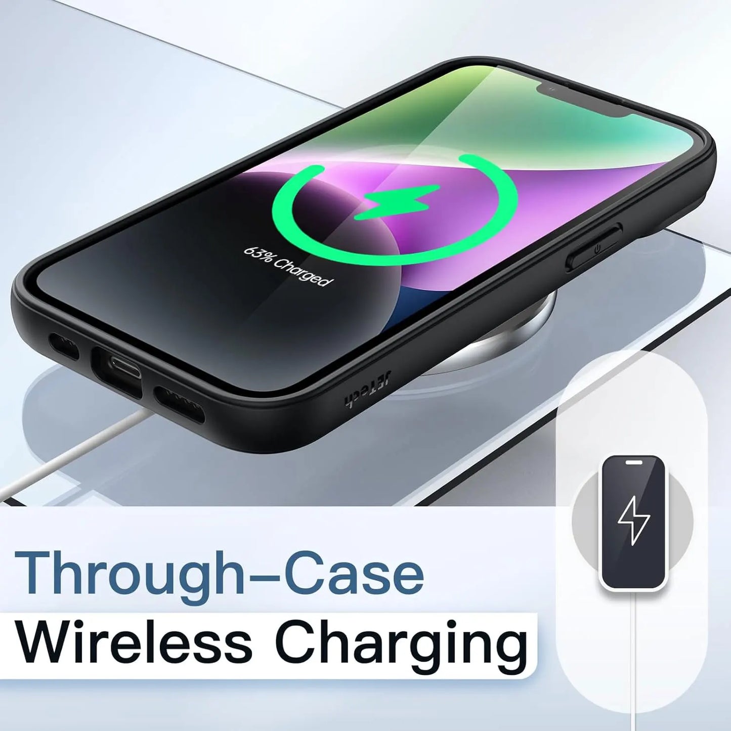 Clear Shockproof iPhone Case — Silicone Bumper, All Models | Free UK Delivery