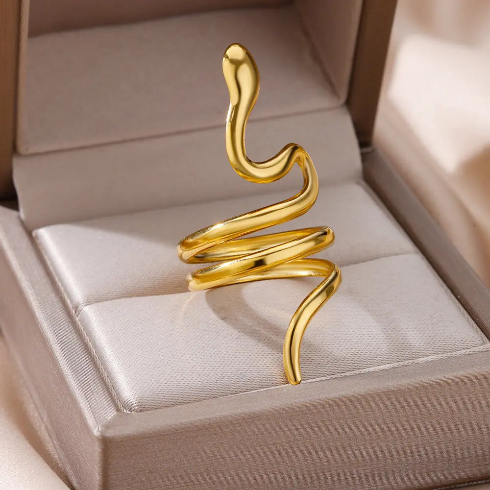 316L Stainless Steel Gold Ring — Never Fade Luxury Couples Ring | Free UK Delivery