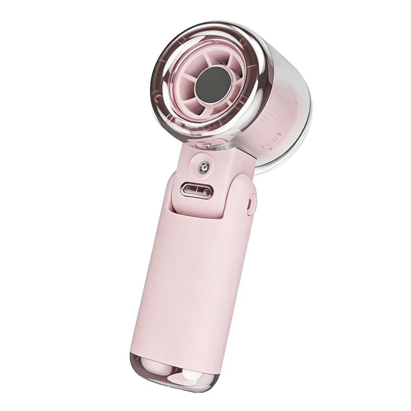 Portable Misting Fan — 3600mAh Foldable Spray Fan for Festivals, Beach & Summer | Free UK Delivery