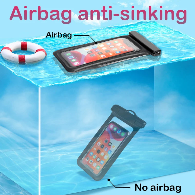 Floating Waterproof Phone Case — Universal Fit for Beach, Pool & Festivals | Free UK Delivery